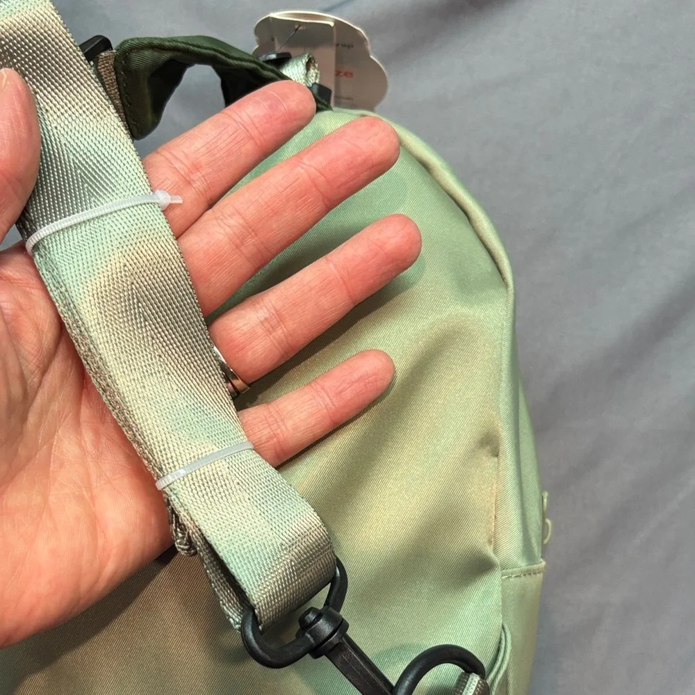 Wonder Nation Kids Sling Bag Olive Green‎ NWT Patches Adjustable Crossbody Strap